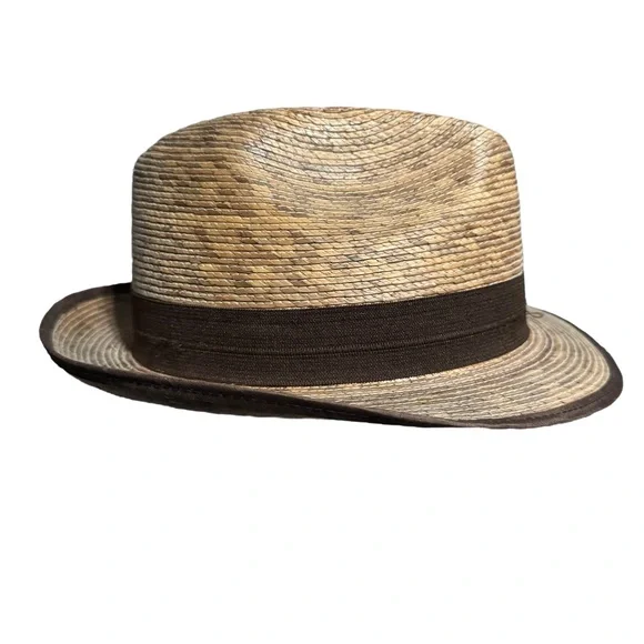 Straw fedora size medium - Picture 3 of 6